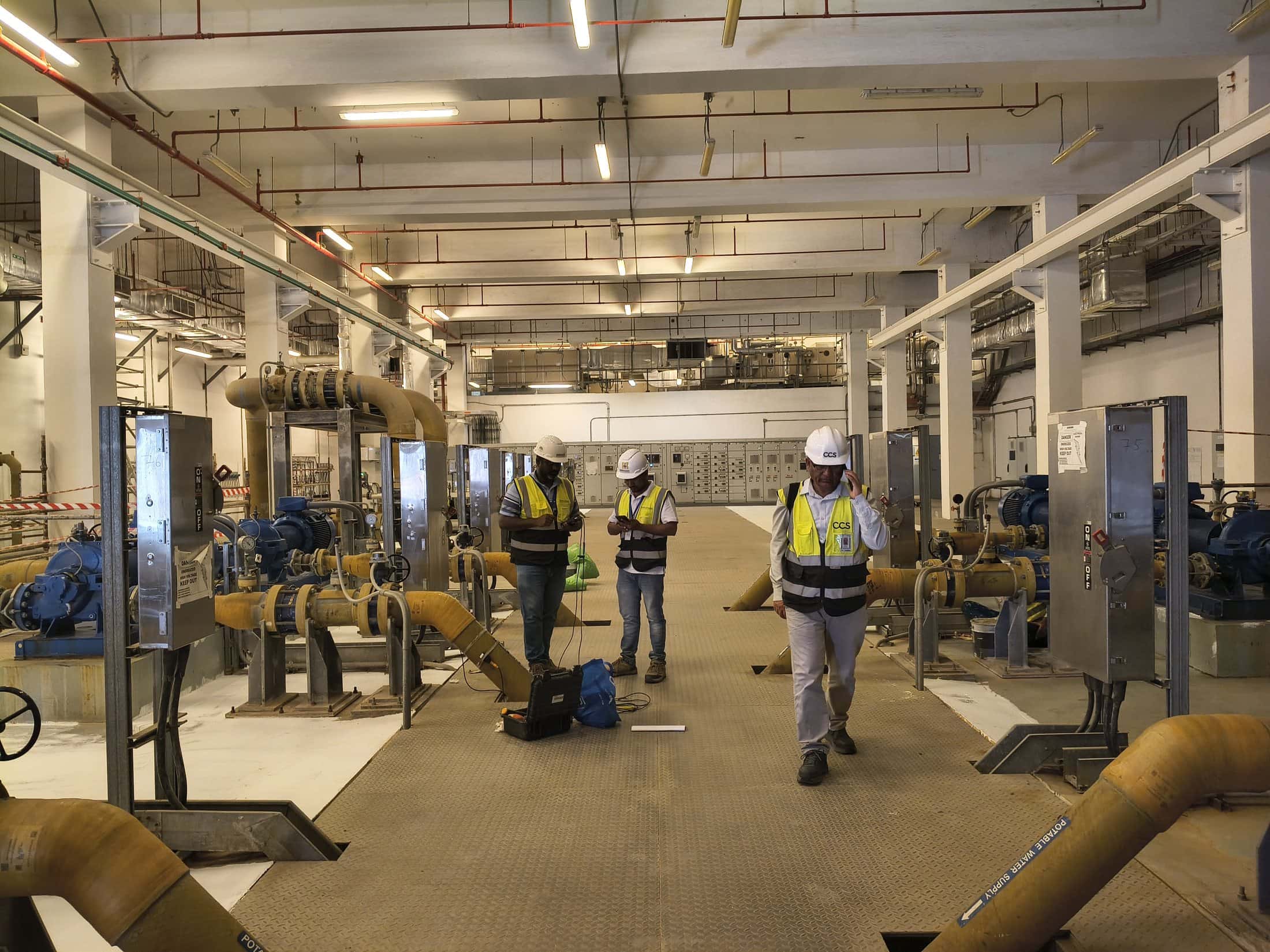 Starmass field team inspecting active infrastructure